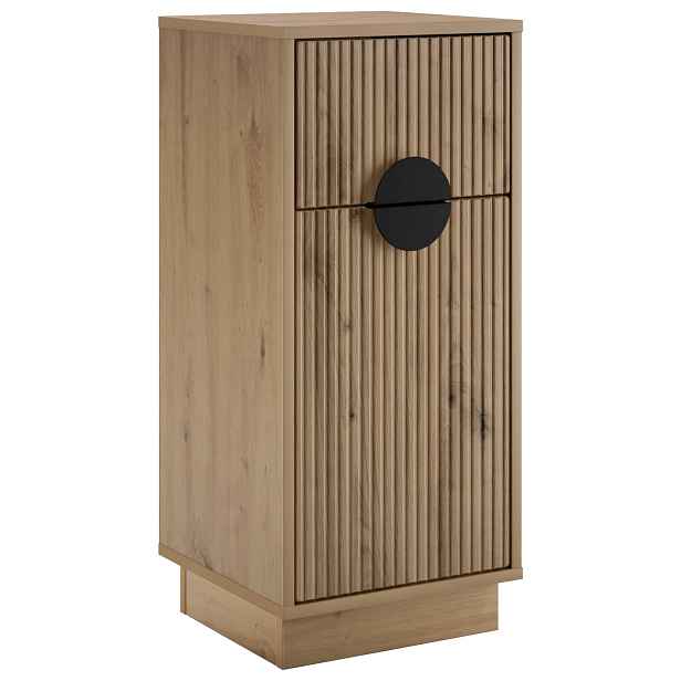 vidaXL Servírovací skříň VENRAY Dub artisan 35 x 33 x 77,5 cm