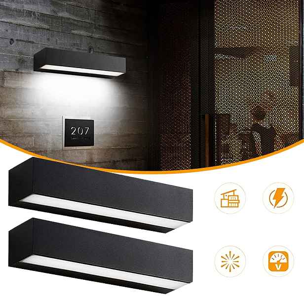 12W venkovní voděodolné nástěnné Led lampy, dveřní reflektory IP65