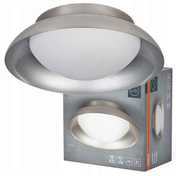 Stropní Svítidlo Led nástěnné svítidlo 2x E27 nikl Orbis Osram
