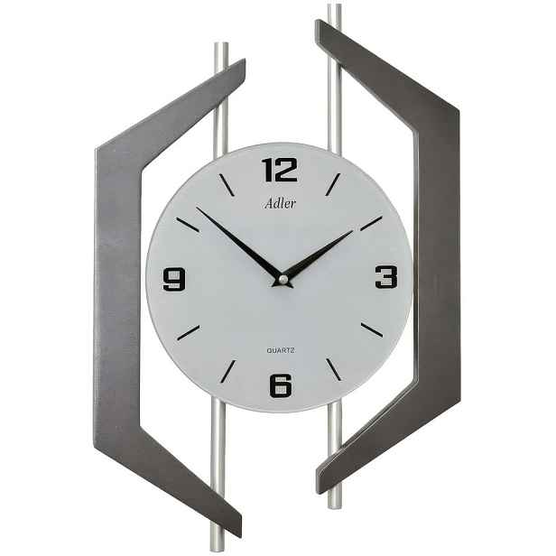 Adler 21183-ANT - moderní hodiny ze dřeva a kovu (2)_SL