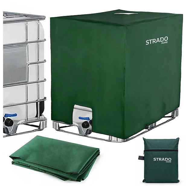 plachta na Ibc nádrž 1000L nádrž Ibc voděodolný 100x120x116 Uv kryt x2