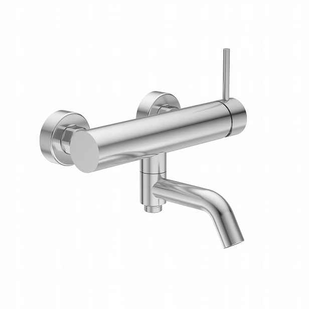 Vanová Baterie Cascade Inox Skládací 90° Nerezová Ocel Moderní Balneo