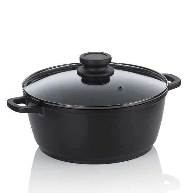 KELA Kastrol s keramickým povrchem a poklicí ATURA 24 cm 3,2 l KL-15171