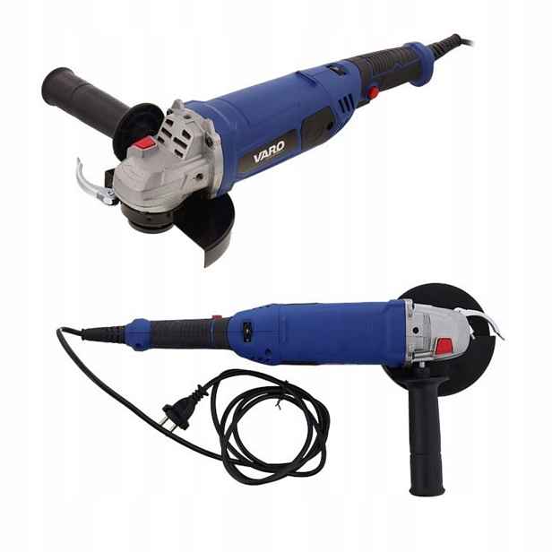 Úhlová Bruska Gumová Varo 1200 W Ø 125 MM Rychlost otáčení: 3000-12000