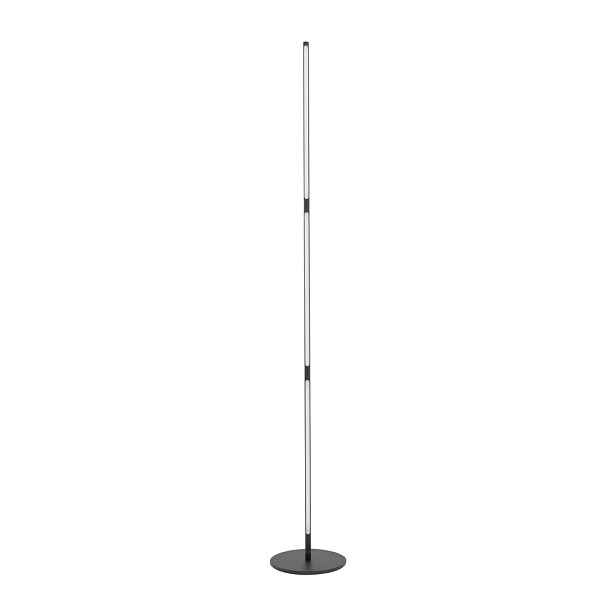 Matně černá kovová LED stojací lampa s ohybatelnou konstrukcí (výška 171 cm) Handy – Nova Luce