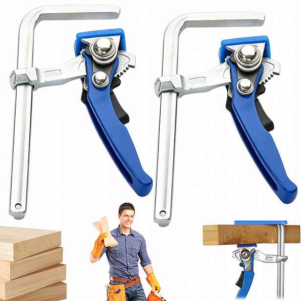 2x Páková Svorka 160x60mm Pro Lištu Hikoki Festool Makita Kovaná