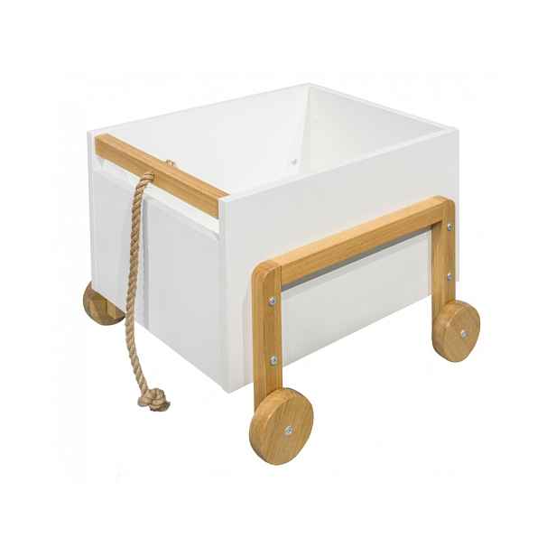 Kocot kids Dětský úložný box Victor 60 cm bílý