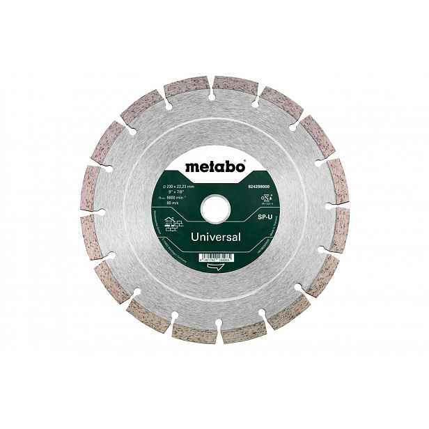 Metabo - Diamantový řezný kotouč na běžné stavební materiály 230 x 22,23 mm 624298000