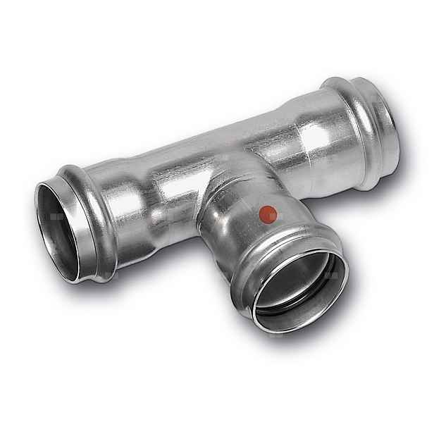 T-kus redukovaný lisovací Sanha NiroTherm 91130 18×15×18 mm