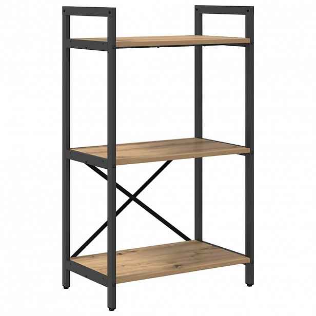 vidaXL Knihovna 3 úrovní 56 x 34 x 96 cm Kompozitní dřevo