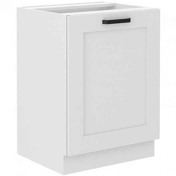Dolní jednodveřová skříňka LAILI - šířka 60 cm, bílá