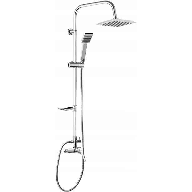 Joko Square chrom Sprchový sloup, 1-funkční s baterií (NBJ_01SK)