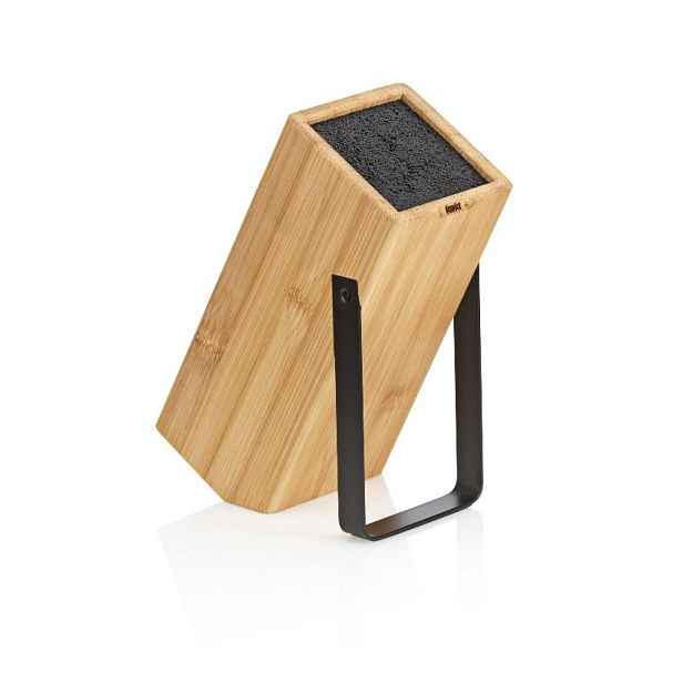KELA Blok na nože Kiril černý 24,0x11,0x21,0cm KL-11284