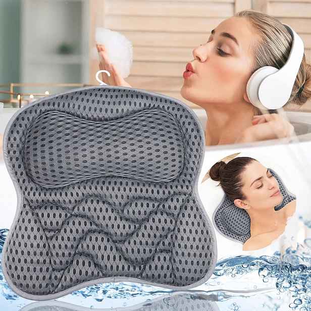 Polštář Koupelnový Do Vany Ergonomický Na Hlavu Krk A Záda