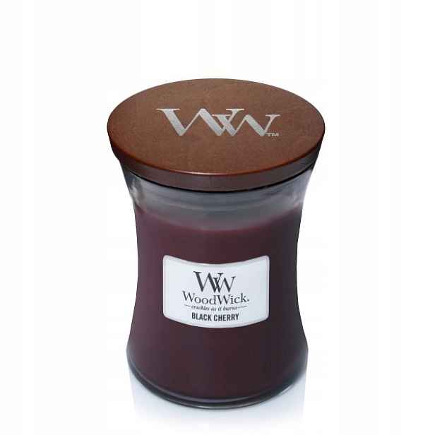 Woodwick Střední svíčka Black Cherry jako Dárek