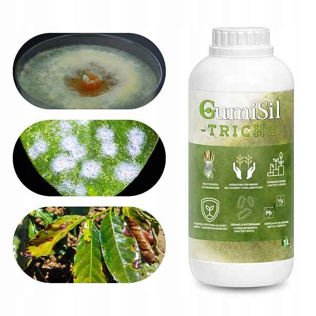 GumiSil Tricho 1L Přírodní ochrana rostlin Trichoderma proti plísním bez chemie