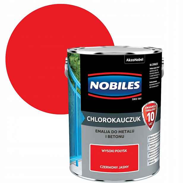 Nobiles Chlorokauczuk 5L Červený Světlý
