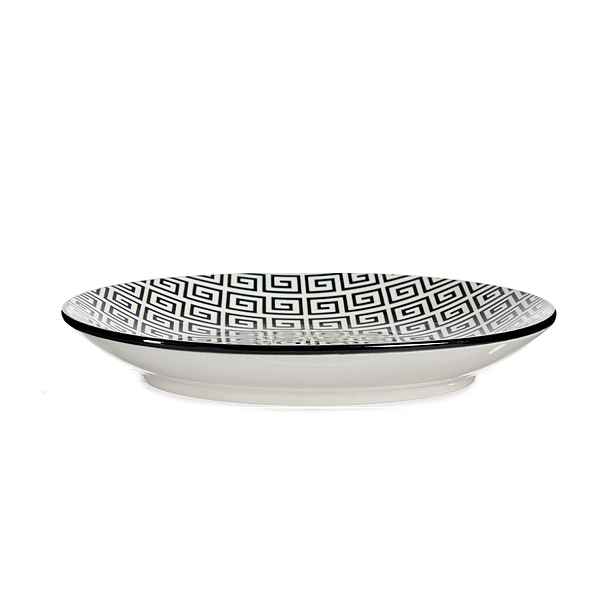 VESSIA Dezertní porcelánový talíř GEOMETRICO 20 cm vícebarevný