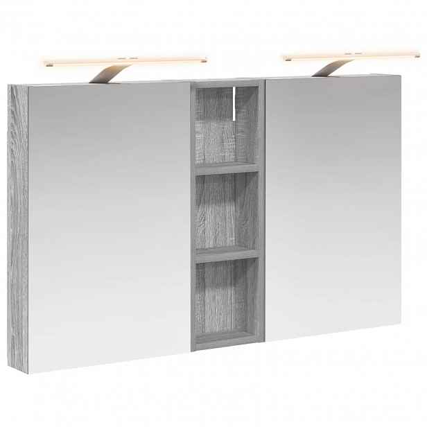 vidaXL Sada koupelnových skříněk 3 ks 100 x 10,5 x 60,5 cm