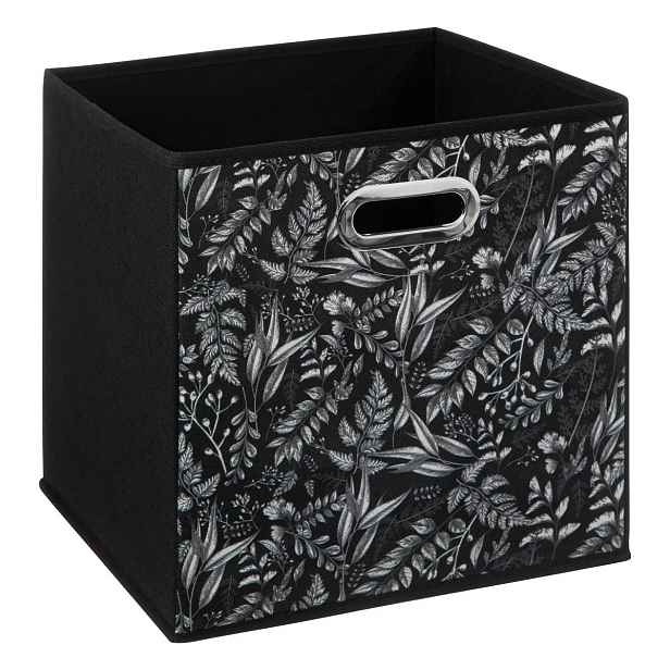 5five Simply Smart Úložný box ORGANIC 31x31 cm černý