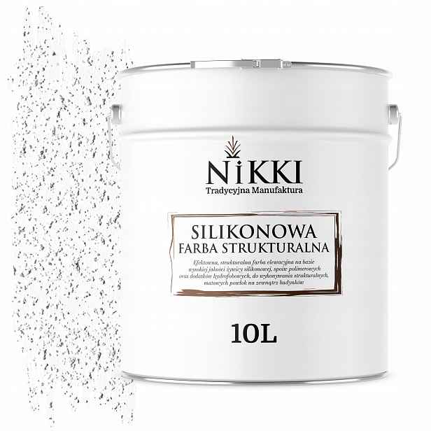 Barva Fasádní strukturovaná silikonová fasádní 10 l bílá sněhová F103 Uv
