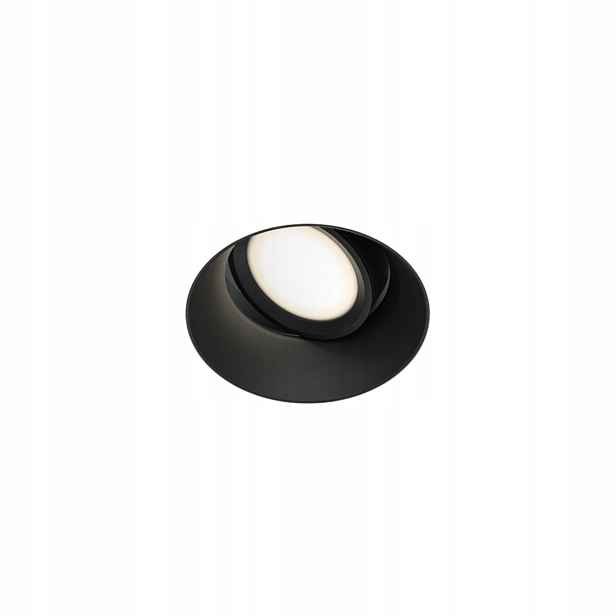 Černá zapuštěná lampa 1xGU10 50W Alu Maytoni, nastavitelná