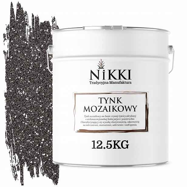 Mozaiková Pryskyřičná Omítka 12,5 Kg Vnitřní Černá Skvrnitá Bílá M43