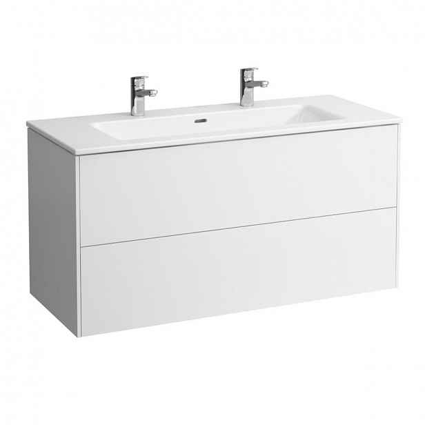 Koupelnová skříňka s umyvadlem Laufen Base 120x61x50 cm bílá lesk H8649632611071