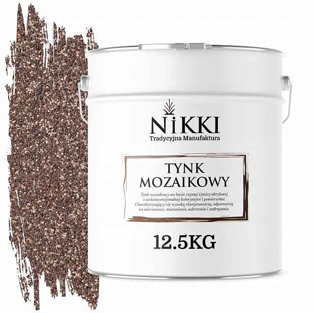 Mozaiková Pryskyřičná Omítka 12,5 Kg Vnitřní Vnější Hnědá Tmavá M71