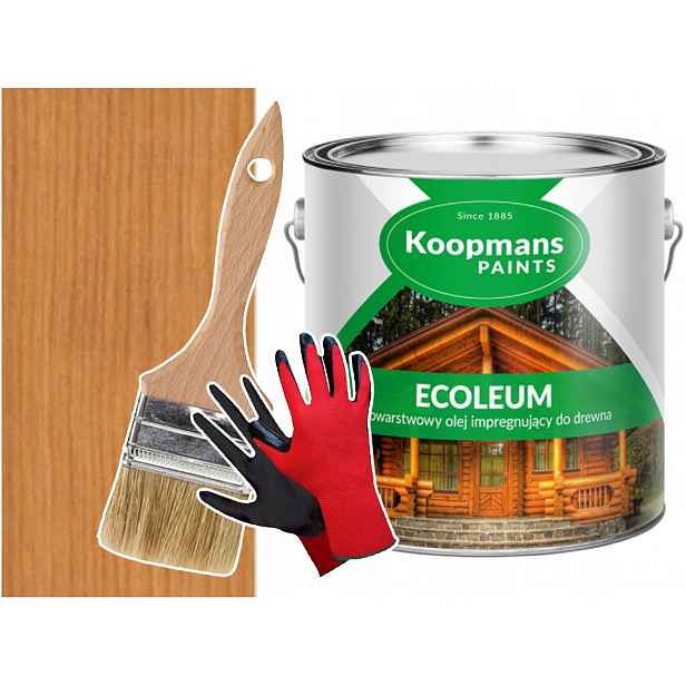 Olej na dřevo Fasády Asfaltový Šindel Ecoleum Borovice 2,5L