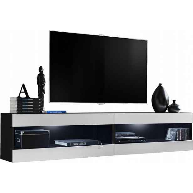 Sada nábytku Rtv Tivoli SET4 Černá/Bílá
