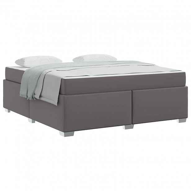 vidaXL Rám postele Šedá 180 x 200 cm PVC