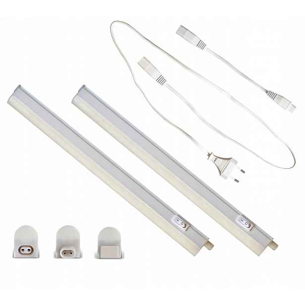 2x Led podskříňková lampa pod nábytek 120 cm, 14 W