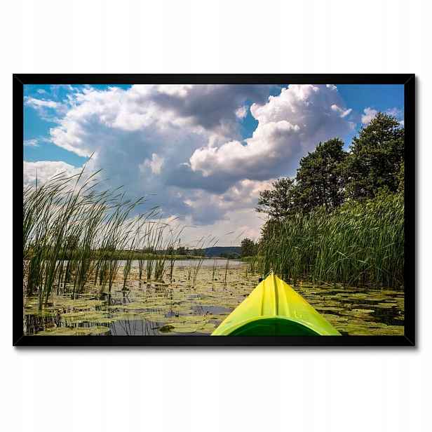 Plakáty v rámu 60x40 Kajakem po jezeře