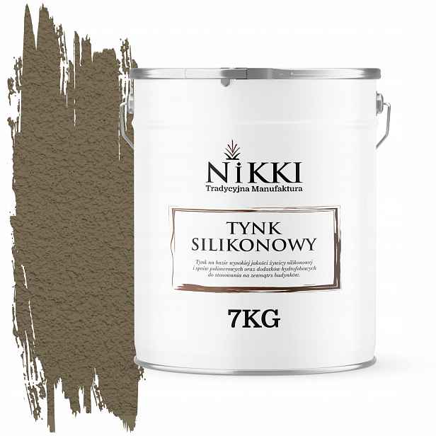 Silikonová Fasádní Omítka Khaki F455 7KG Beránek Granulace 2.0mm