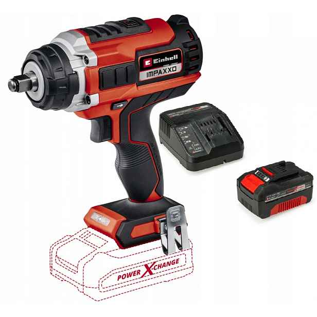 Einhell Úderový Klíč Impaxxo 18/450 4510070 Sada Akumulátor 4,0AH Výkonný