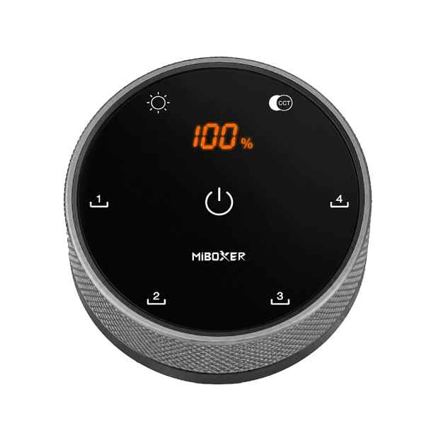 Dálkový Ovladač Miboxer kulatý knoflík Cct K5 Černý