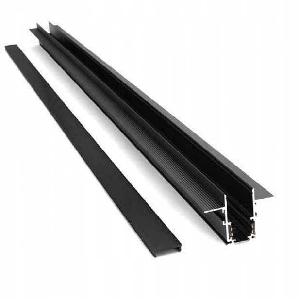 Podomítková magnetická lišta černá LL-20D 100 cm