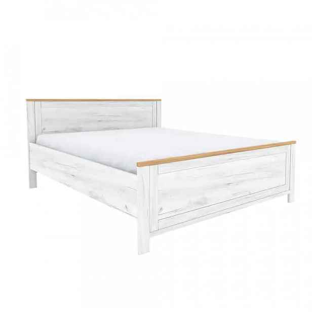 Tempo Kondela Postel Z2 SUDBURY, 160x200, dub craft zlatý / dub craft bílý