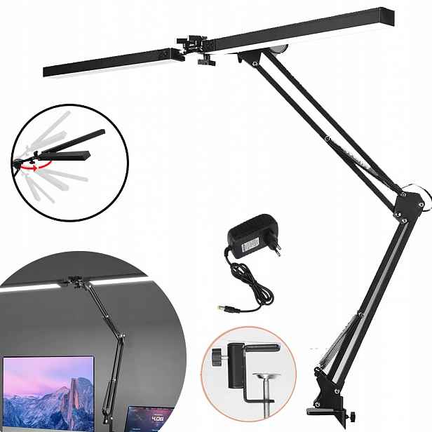 Kreslicí Stolní Lampa Školní Stůl Led lampa s klipem