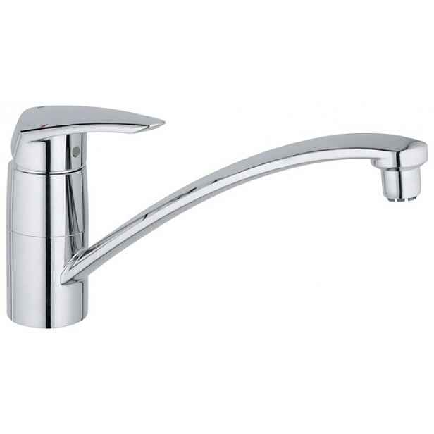 Dřezová baterie GROHE Eurodisc s otočným ramínkem chrom 33771001