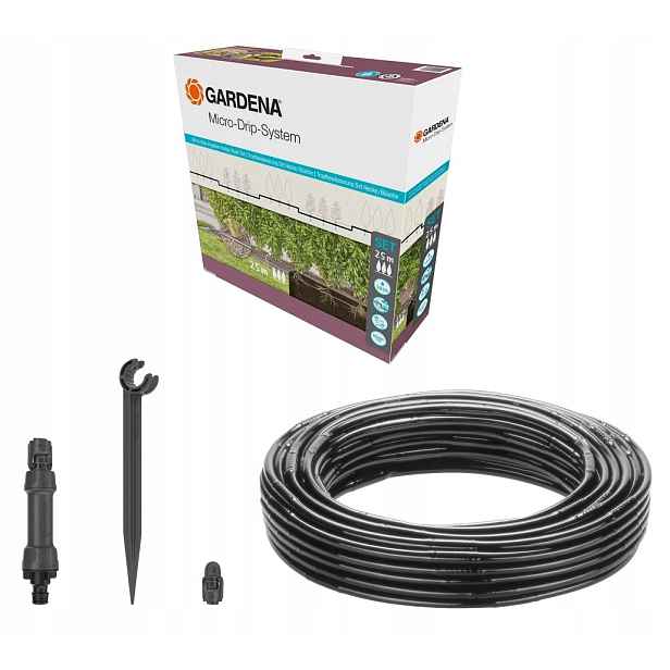 Gardena 13500-20 Kapková Závlaha Pro Řady Rostlin – Sada 25 M
