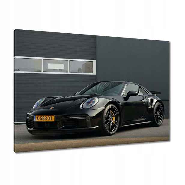 Obrazy 100x70 Černé Porsche Auto