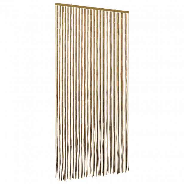 vidaXL Dveřní záclona proti hmyzu vícebarevná 100 x 200 cm Bambus