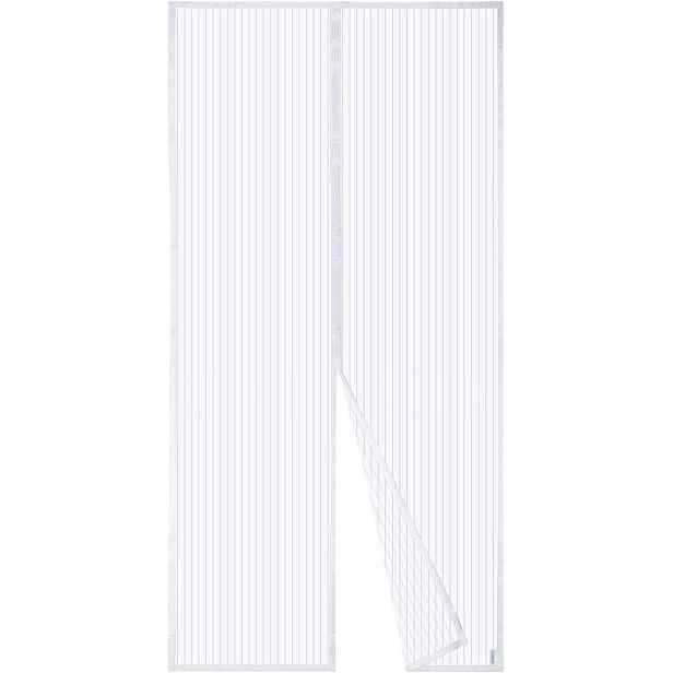 Moskytiéra na dveře 120 cm x 210 cm bílá magnetická Apalus Proti Hmyzu