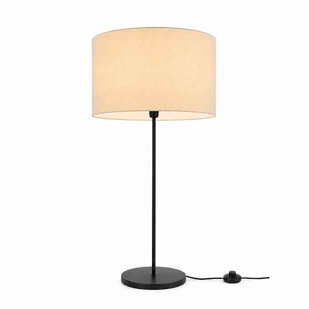 Podlahová lampa Černá Béžová E27 Skandinávský styl
