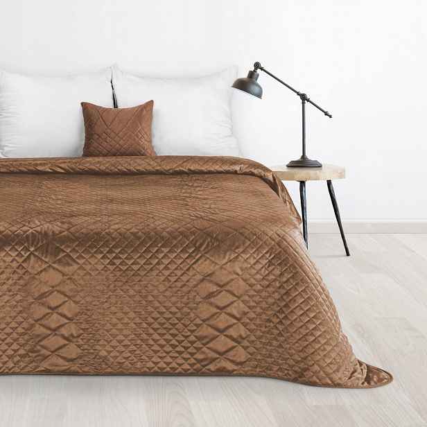 Přehoz Eurofirany polyester 220 cm x 240 cm odstíny hnědé