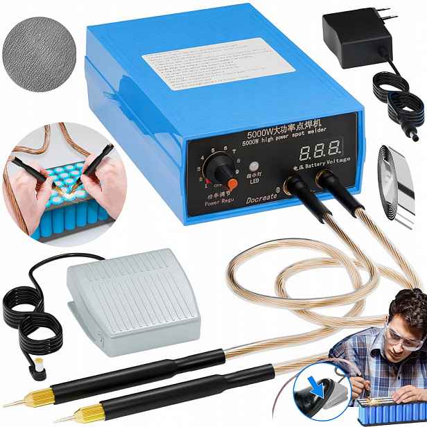 Bodová Svářečka Článků S Niklovými Listy 4000 Mah 0,1-0,15 MM 5000 W