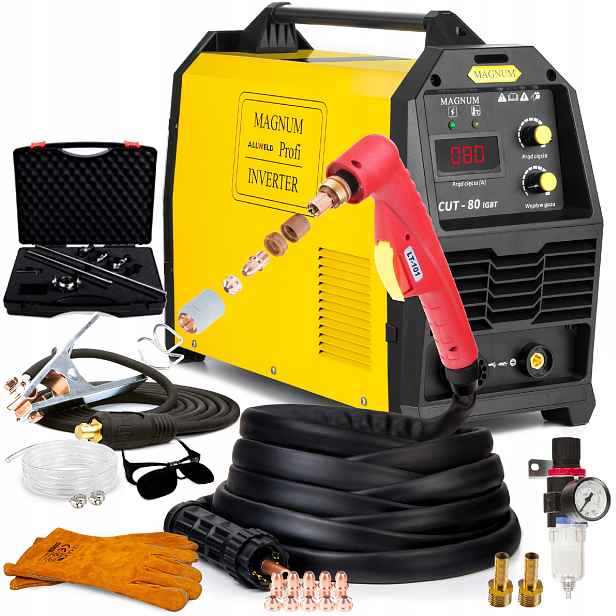 Plazmová Řezačka Plazmová Plazma Magnum Cut 80 Igbt 400V Hf Hliník