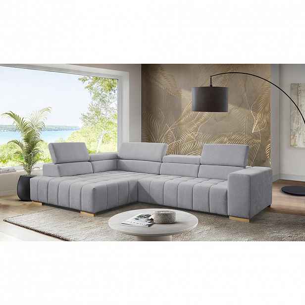 Livetastic ROHOVÁ SEDAČKA, textil, šedá